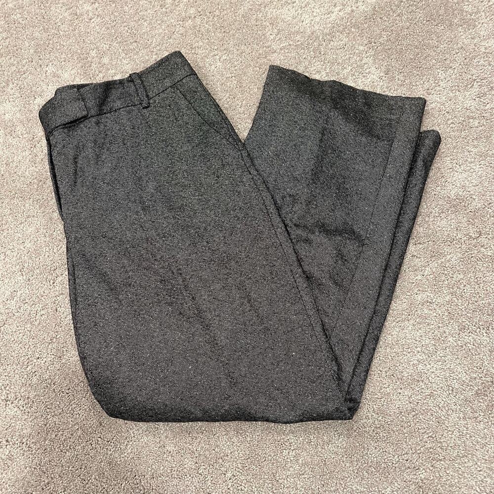 Talbots Women's Wool Dress Pants‎ Grey Tweed Curvey Size 16 Petite